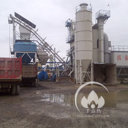 唐山市某瀝青拌合站導熱油爐利雅路柴油燃燒器維修項目竣工 一